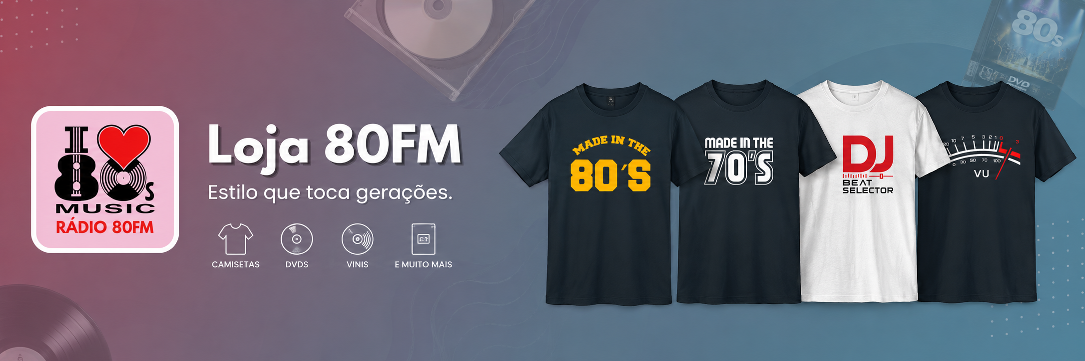 Loja Rádio 80FM