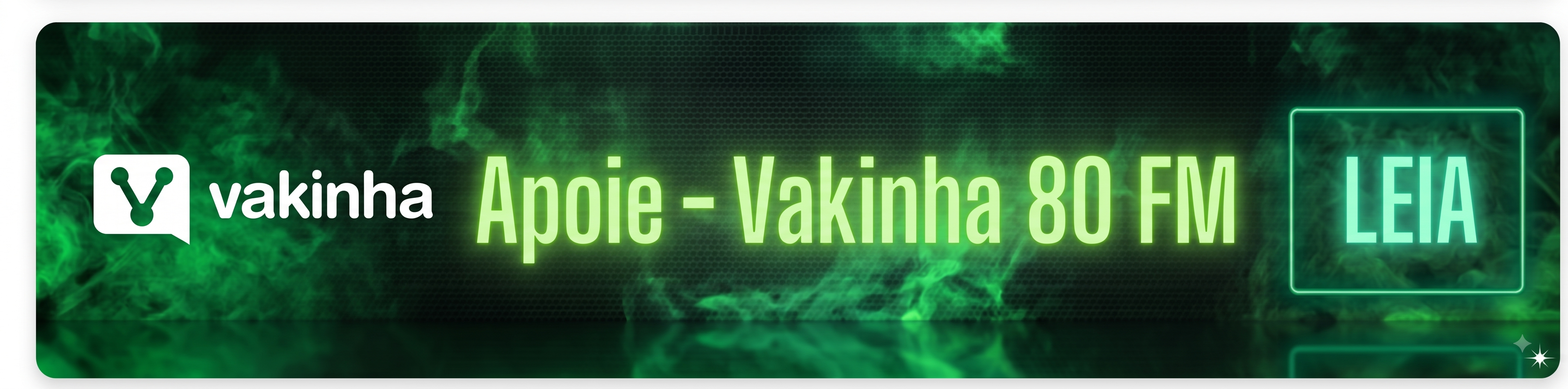 Vakinha Rádio 80FM — apoie a rádio